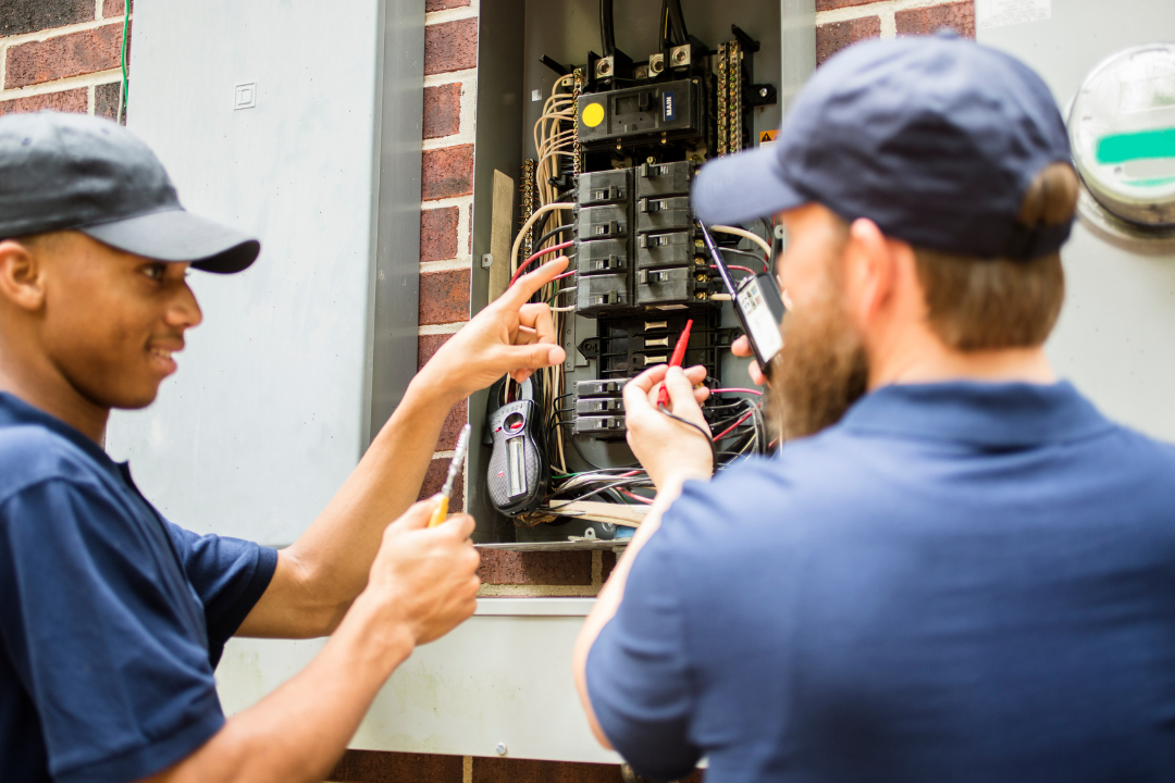 1. "Confie na nossa equipe de eletricistas para resolver qualquer problema elétrico em sua casa ou empresa."- eletricista em Taboão da Serra