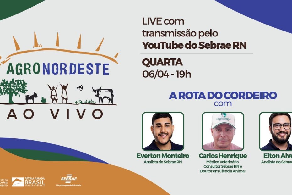 O MÉDICO VETERINÁRIO E DOUTOR EM CIÊNCIA ANIMAL, CARLOS HENRIQUE, DARÁ UMA VERDADEIRA AULA SOBRE A CRIAÇÃO DE OVINOS NA LIVE &QUOT;A ROTA DO CORDEIRO&QUOT;, QUE CONTARÁ AINDA COM A PARTICIPAÇÃO DOS ANALISTAS DO SEBRAE RN ELTON ALVES E EVERTON MONTEIRO. 🐑 | SERVIÇOS: ENCONTRE OS MELHORES PROFISSIONAIS PARA O SEU PROJETO NA PLATAFORMA TÁ CONTRATADO! CONTRATE ESPECIALISTAS, AUTÔNOMOS E TALENTOS DE FORMA RÁPIDA E FÁCIL. | E-AGRO