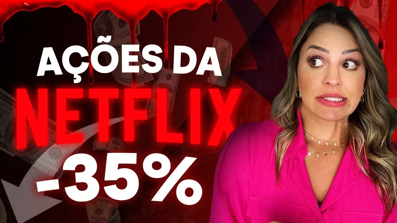 Queda De 35%! O Que Está Acontecendo Com As Ações De Netflix? | Netflix Viu Suas Ações Caírem 35% Em Um Único Dia Após Apresentar Os Resultados Do 1T22. Mas, Afinal, Isso É Uma Oportunidade Para Quem Quer Entrar? Um Sinal Amarelo Para Quem Está Comprado? Vou Contar Para Vocês A Minha Percepção Sobre Tudo O Que Aconteceu E Como Isso Impacta Indicadores E Preço.