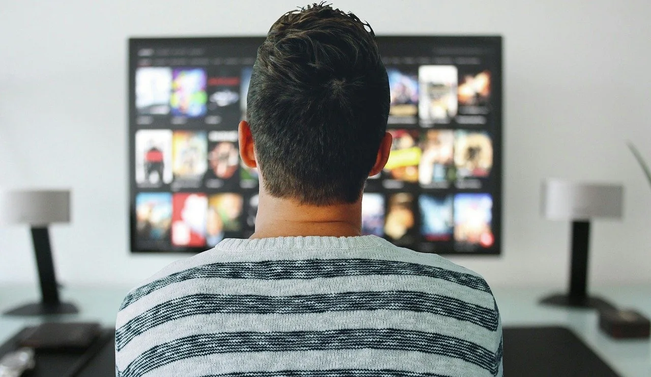 Tv, Man, Watching-3774381.Jpg