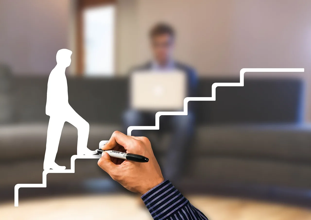 Stairs, Success, Drawing-5957112.Jpg