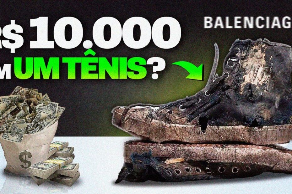 VOCÊS VIRAM OS NOVOS TÊNIS DA BALENCIAGA? UMA MARCA SOFISTICADA, LUXUOSA VIROU MEME NA INTERNET POR TER CRIADO UM TÊNIS TODO DESTRUÍDO, SURRADO. FALA SÉRIO GALERA, SERÁ QUE TEM SENTIDO UM TÊNIS DESSE CUSTAR 10 MIL REAIS, SENDO QUE ELE ESTÁ PRONTO PARA IR PRO LIXO? E SE EU DISSER QUE TEM? E SE EU FALAR QUE PRATICAMENTE TODAS AS MARCAS FAZEM ALGO PARECIDO E VOCÊ COMPRA? NO VÍDEO DE HOJE EU VOU TRAZER AS ESTRATÉGIAS DE MERCADO QUE ESTÃO POR TRÁS DISSO TUDO E COMO VOCÊ PODE APLICAR ISSO NO SEU NEGÓCIO, BORA?