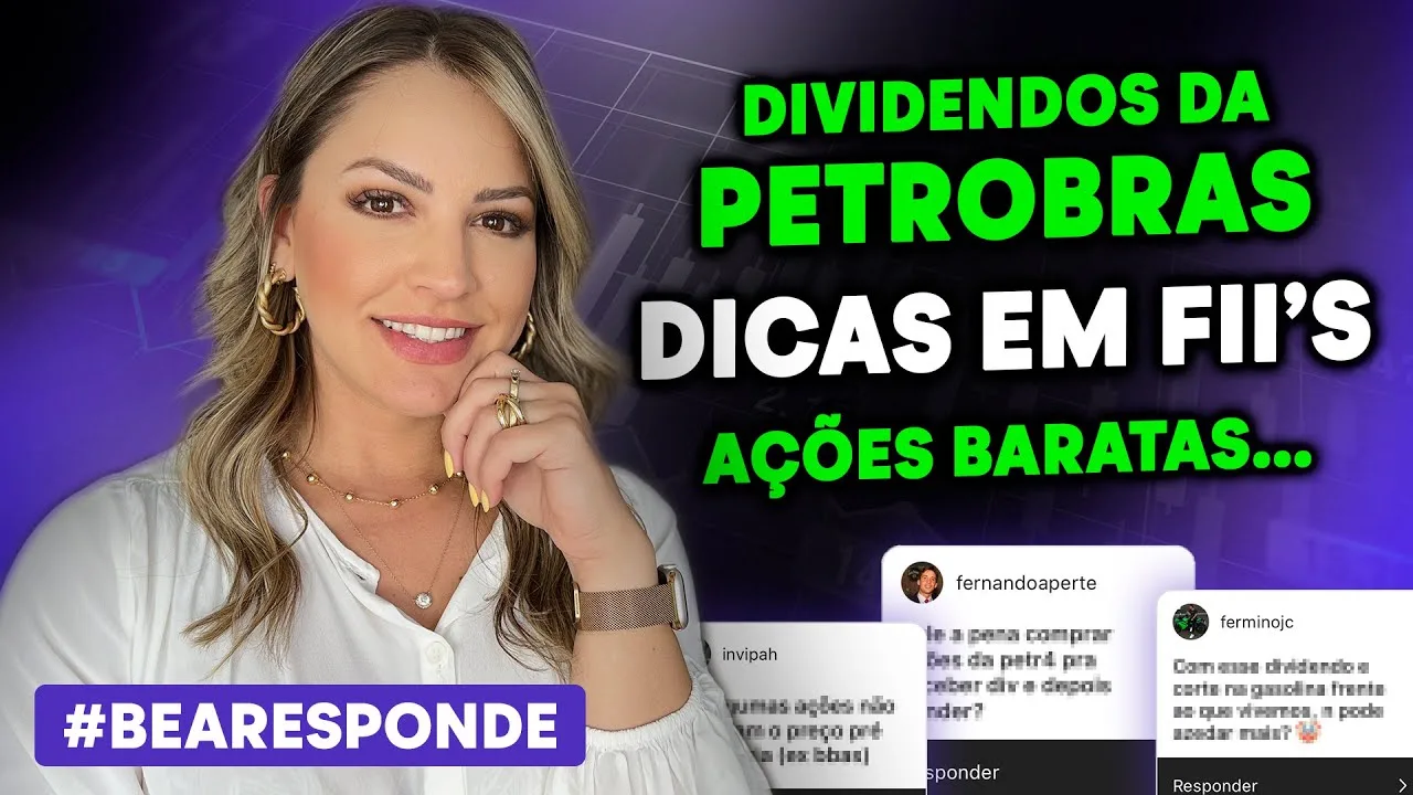 Dividendos Da Petrobras, Dicas Em Fundos Imobiliários, Ações Baratas E Muito Mais No #Bearesponde | Atenção! O #Bearesponde Está Na Área Para Trazer As Principais Dúvidas Que Recebo De Vocês Lá No Meu Instagram. Hoje Falaremos De Questões Muito Relevantes, Desde Petrobras E Seus Generosos Dividendos Até Banco Do Brasil E Fundos Imobiliários.