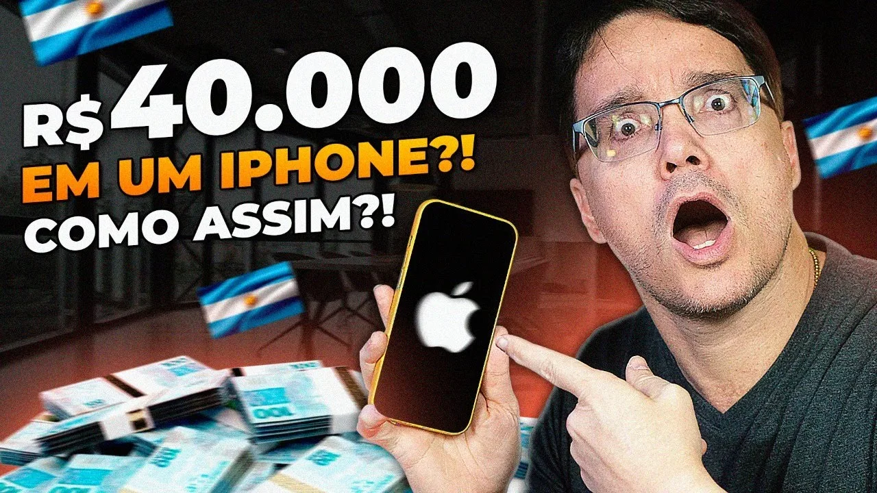 Iphone 13 Custando 40 Mil Reais? O Que Tá Acontecendo Com Os Preços Na Argentina? | Galera, Vem Cá! Vocês Já Viram Quanto Tá Custando Um Iphone 13 Na Argentina? Quarenta Mil Reais! Tudo Bem Que Iphone É Caro Independente Do Lugar Do Mundo, Mas Por Quê Está Tão Caro? Que História É Essa? Vem Comigo No Vídeo De Hoje Que Eu Te Conto! Bora.