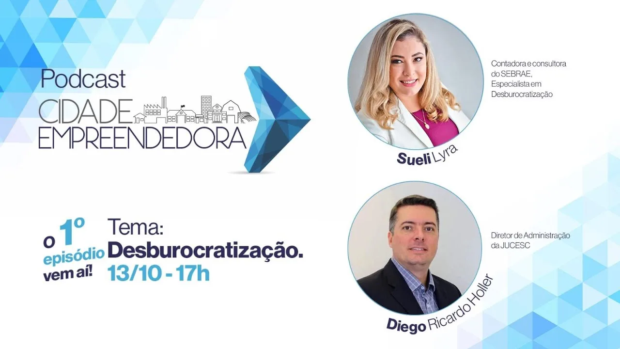 #01 Podcast Cidade Empreendedora L Desburocratização L Sueli Lyra E Diego Ricardo | Https://Www.youtube.com/Watch?V=Sasdg_Qda-O
