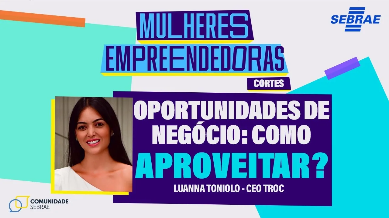 Oportunidades De Negócio: Como Aproveitar | Cortes Podcast Mulheres Empreendedoras (Luanna Toniolo) | Aproveitar Oportunidades De Negócios, Para O Sucesso Sustentável Da Empresa, É Uma Habilidade Que Todo Empreendedor Deve Possuir. Empreendedores De Sucesso Não Esperam Que Uma Oportunidade Chegue Até Eles, Mas Sim Criam Oportunidades E Fazem A Coisa Acontecer!