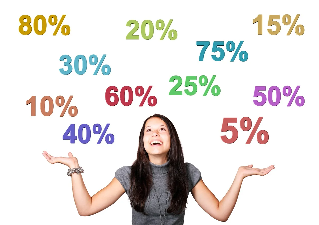 Woman, Girl, Percent-1169324.Jpg
