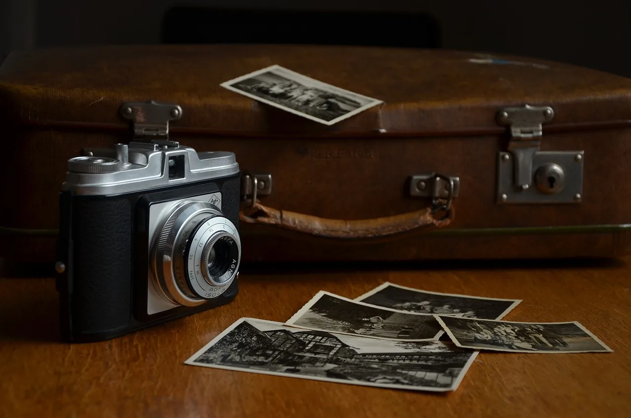 Camera, Luggage, Polaroid Photos-514992.Jpg