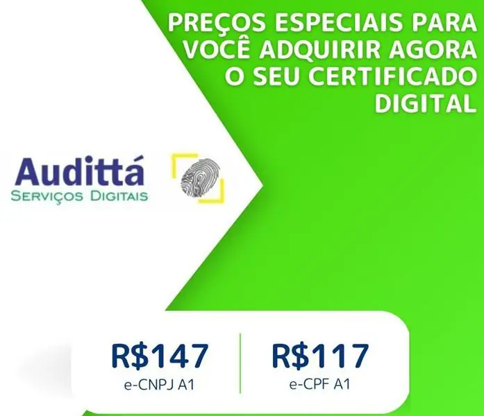 E-CNPJ Certificado Digital Audittá
