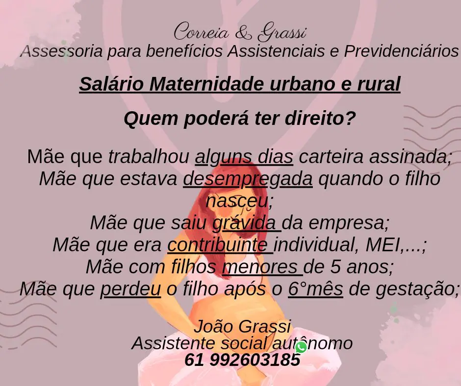 Salário Maternidade | Brasília salário maternidade