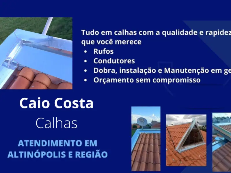 Calhas em Altinópolis - Caio Costa