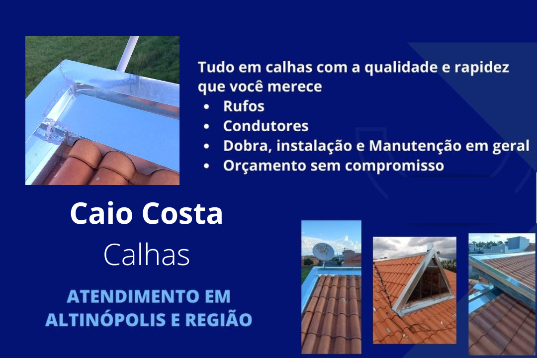 calhas e rufos, calhas em Altinópolis, rufos em altinópolis