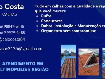 Calhas em Altinópolis - Caio Costa