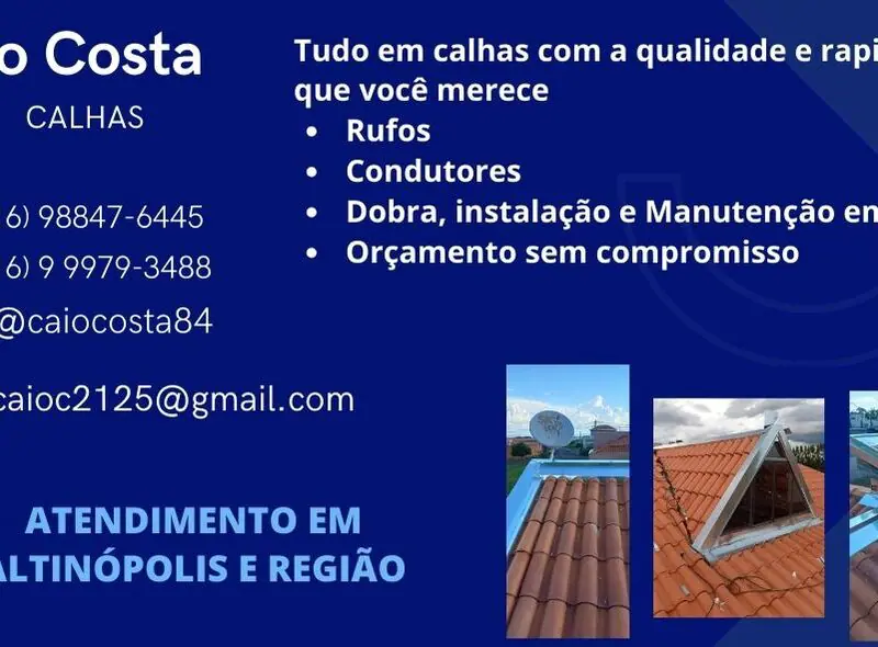 Calhas em Altinópolis - Caio Costa