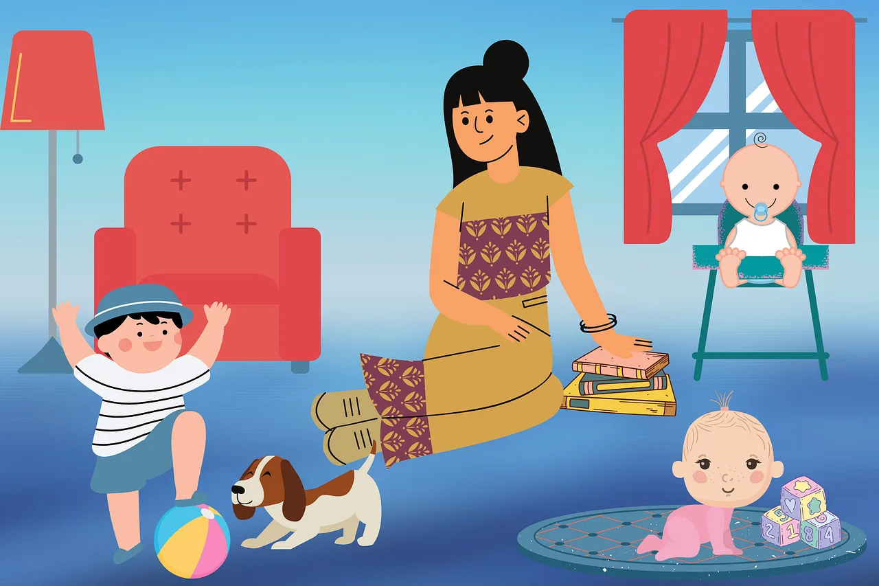 Babysitter, Kids, Living Room-6141020.Jpg