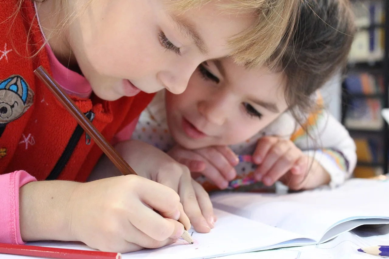 Kids, Girls, Writing-1093758.Jpg