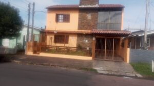 fachada de residencia pintada