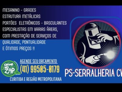 Serviços de serralheria em Curitiba