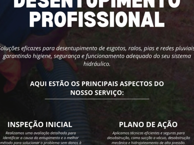 Desentupidora em Diadema