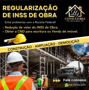 Regularização INSS DE OBRA