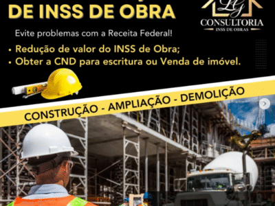 Regularize o INSS da sua obra