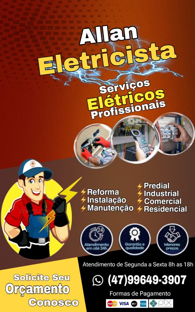 Eletricista em Balneário Camboriú Eletricista em Itajaí