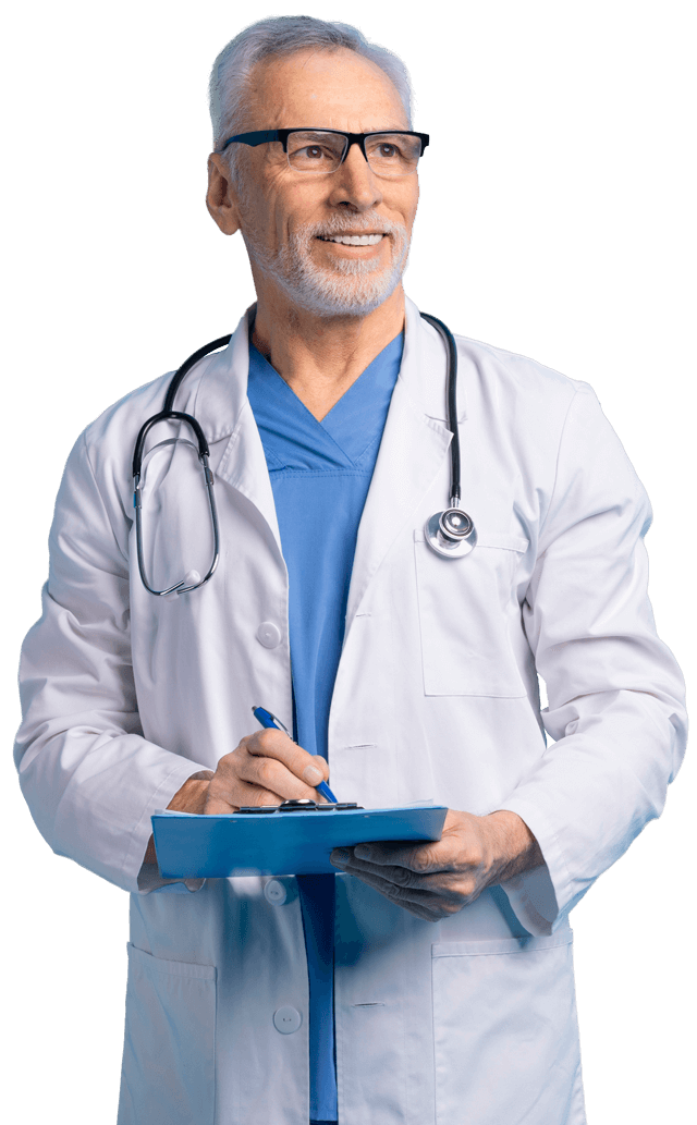2025 - Início - Home smiling professional medical worker doctor with me 2023 11 27 04 55 36 utc Experienced and Compassionate Team