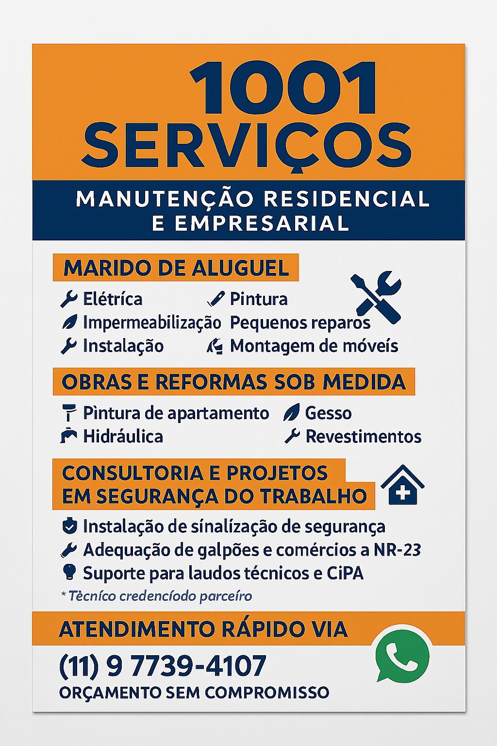 Serviços - Contratar serviços Giovani Souza - Marido de Aluguel