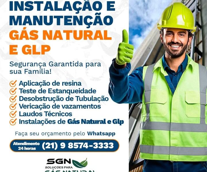 Instalação de sistemas de gás no Rio de Janeiro