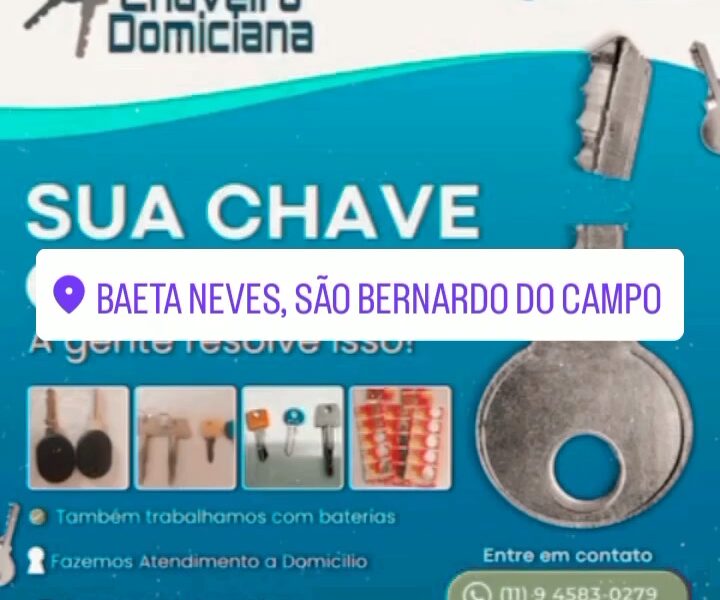 Cópias de Chaves em São Bernardo do Campo