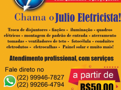 Eletricista em São Pedro da Aldeia