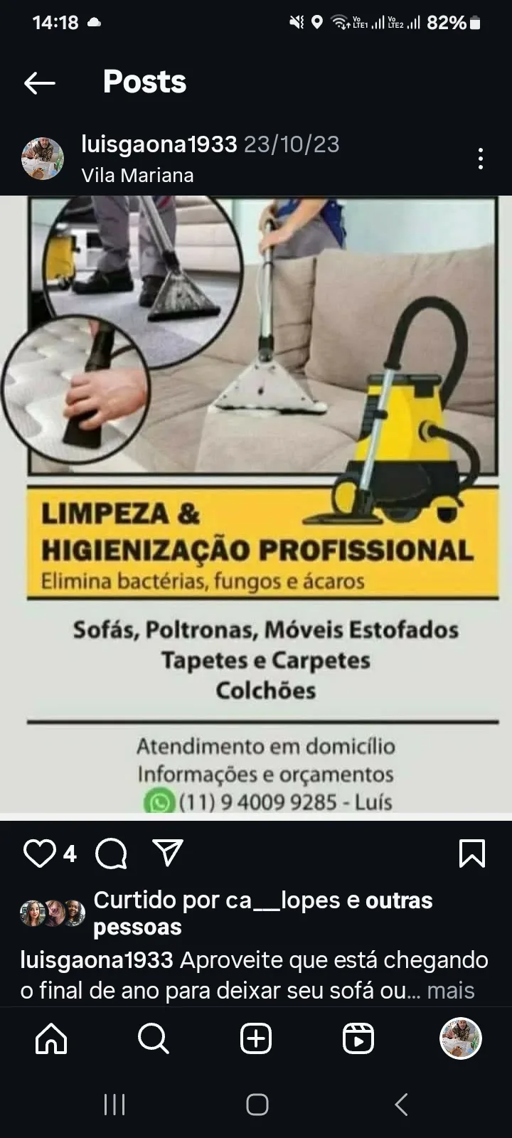 Luis Gaona - Serviços De Higienização Em São Paulo