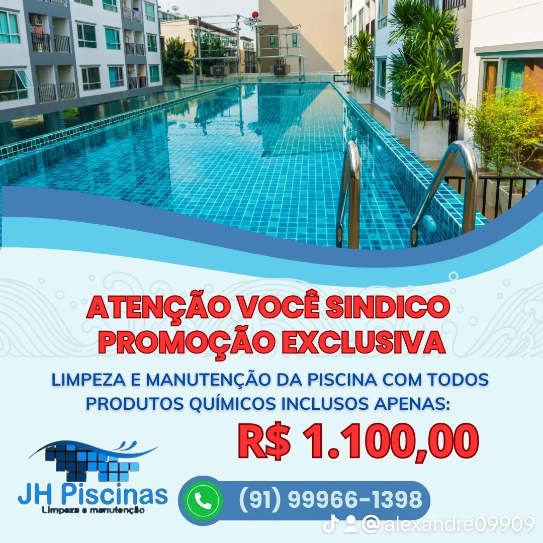 Serviços - Contratar serviços FELIPE SANTOS - Manutenção de Piscina