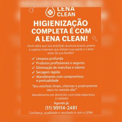 Lena Clean Higienização de Estofados em São Paulo