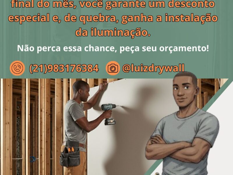 Rebaixamento Drywall em Maricá