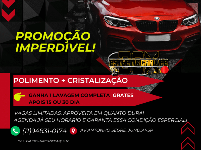 Polimento + cristalização