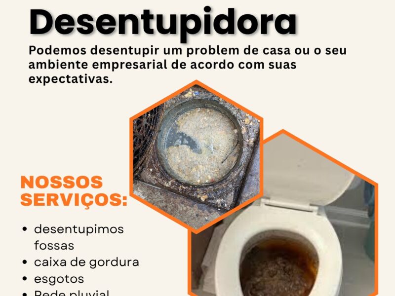 Desentupidora em Trindade