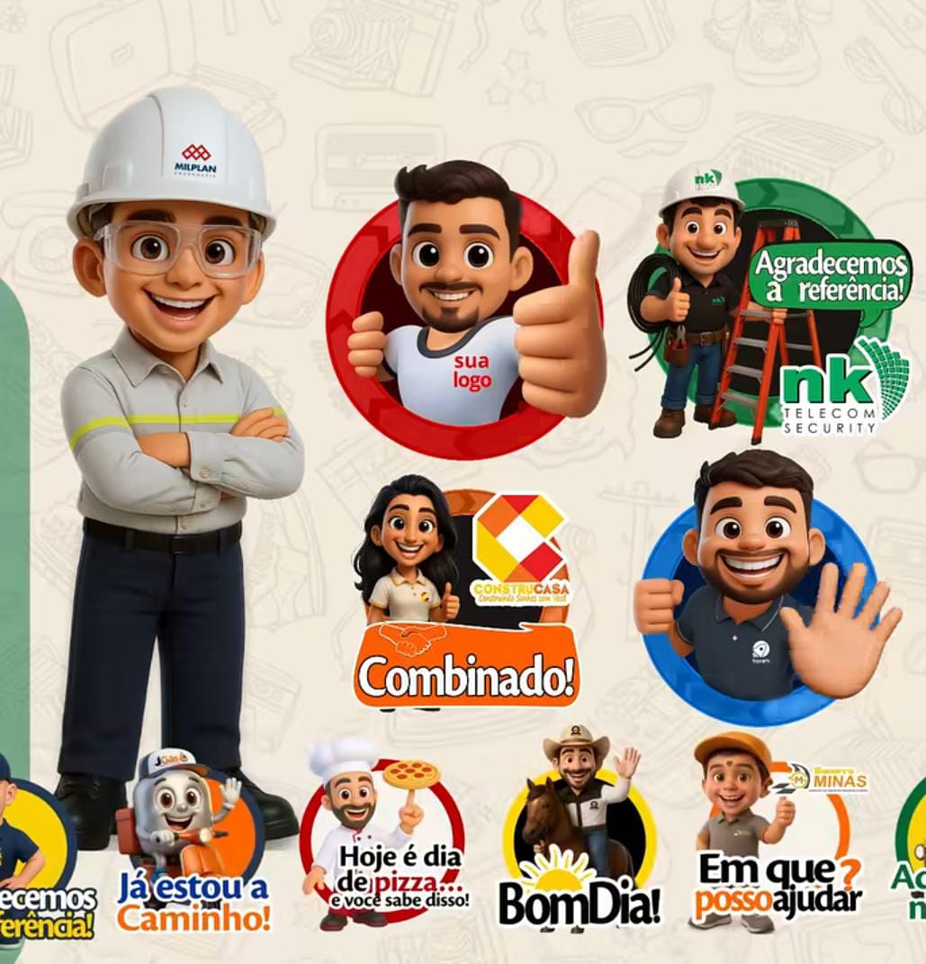 Alison Vinicius - Figurinhas com sua logo