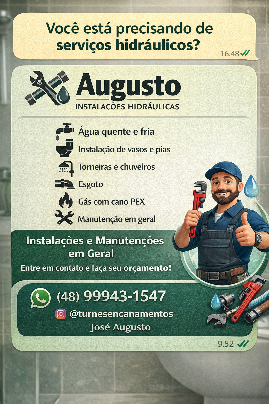 Serviços - Contratar serviços 31EC0CFA 7F19 486E B3C7 8D338076038A Conecte-se com muitos Prestadores de Serviços em todo Brasil. Contrate serviços, compare preços, avaliações e contrate Pedreiro, Eletricista, Encanador e centenas de outros serviços com segurança e garantia de qualidade.