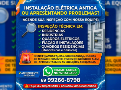 Eletricista disponível