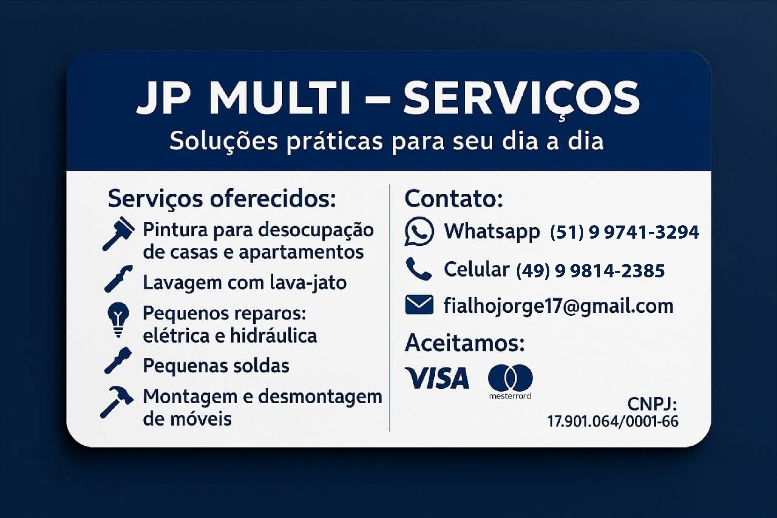 Serviços - Contratar serviços IMG 20260107 WA0058 Conecte-se com muitos Prestadores de Serviços em todo Brasil. Contrate serviços, compare preços, avaliações e contrate Pedreiro, Eletricista, Encanador e centenas de outros serviços com segurança e garantia de qualidade.