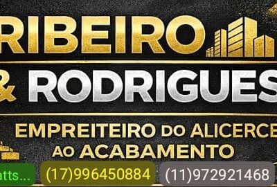 Ribeiro e Rodrigues empreiteiros pedreiros profissionais