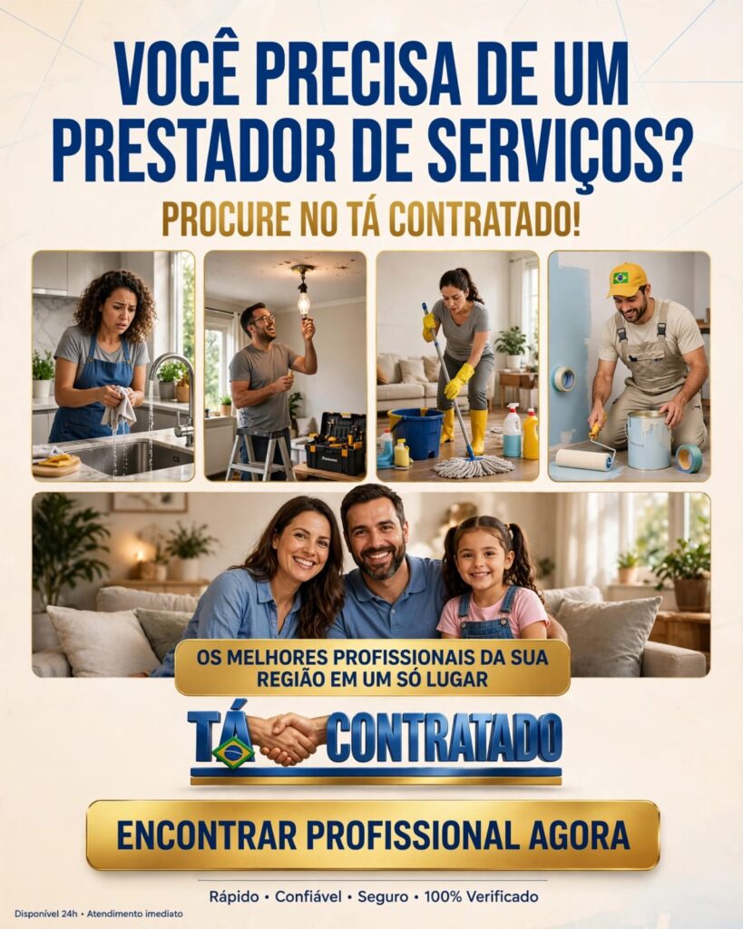 você precisa de um prestador de serviços?