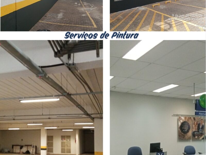 Prestações de serviço desde contrução da base ao acabamento, pintura e reformas.