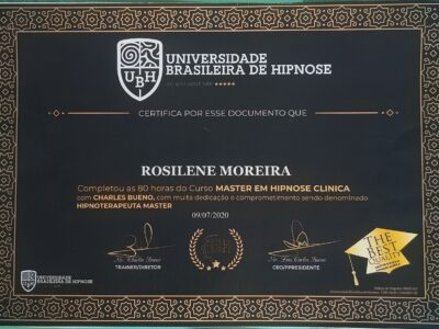 Rose hipnoterapeuta clínica Master