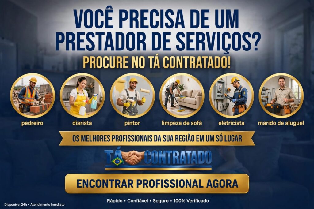 contrate prestadores de serviços
